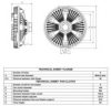 NRF 49110 Clutch, radiator fan